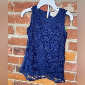 Kate Spade New Navy Infant Lace Heart Dress!  NWT